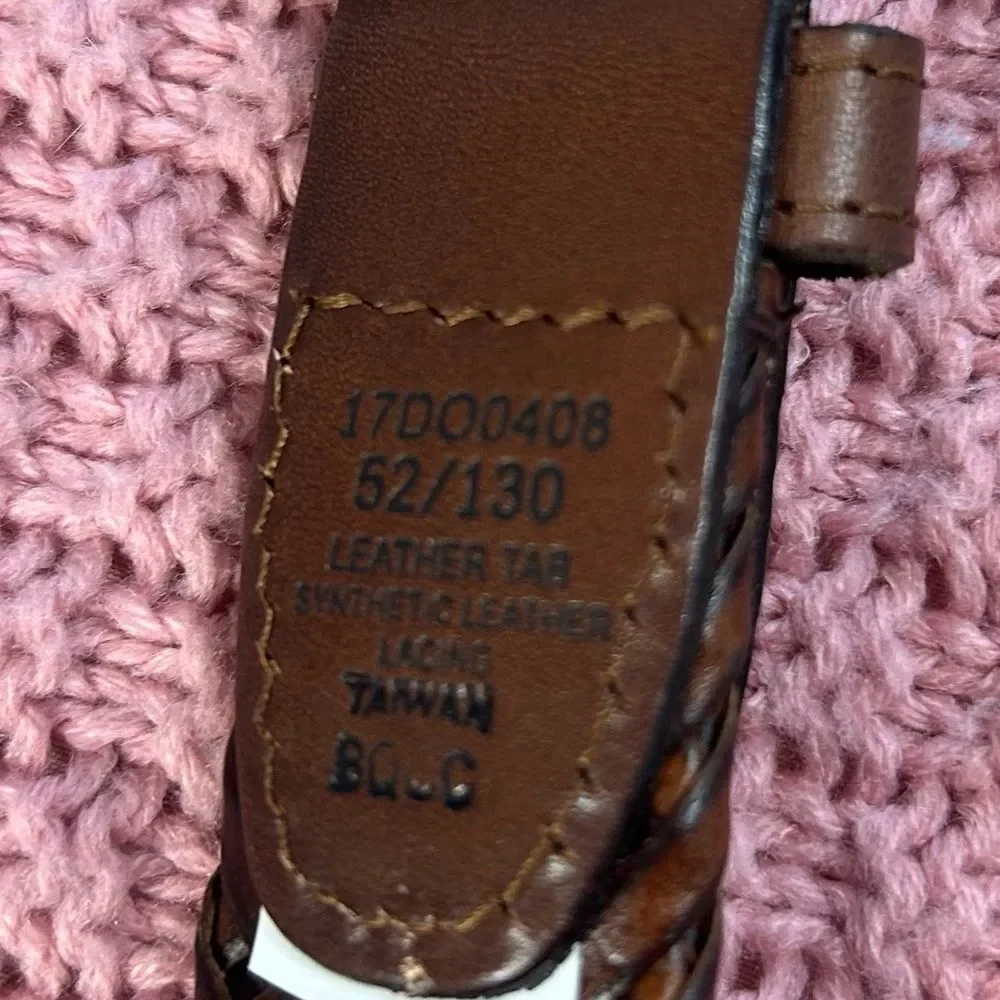 Dockers Brown Leather tab synthetic Leather Lacing. Used excellent condition
